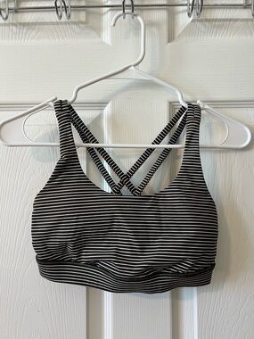 Lululemon Striped sports bra